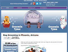 Tablet Screenshot of groomintyme.com